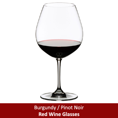 Burgundy / Pinot Noir Red Wine Glasses